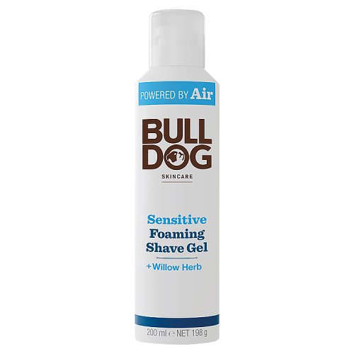 Bulldog Foaming Sens Shave Gel Newcan 200ml pack shot