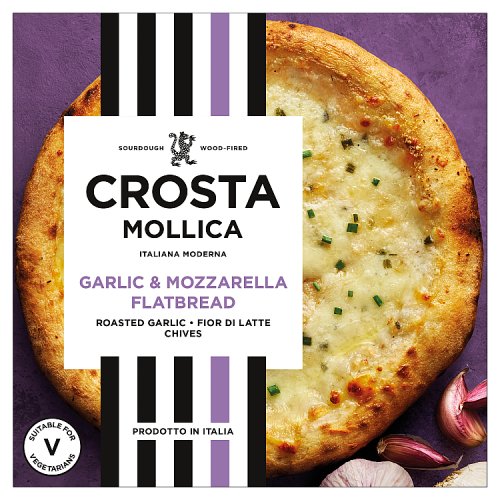 CROSTA & MOLLICA GARLIC & MOZZARELLA FLATBREAD pack shot