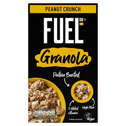 FUEL10K Peanut Granola 400g pack shot
