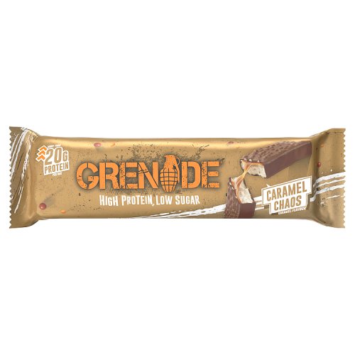 Grenade Protein Bar Caramel Chaos 60g pack shot