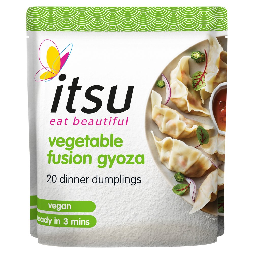 Itsu Vegetarian Fusion Gyoza 270g pack shot