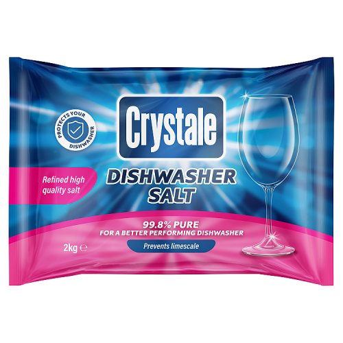 Crystale Dishwasher Salt 2kg pack shot