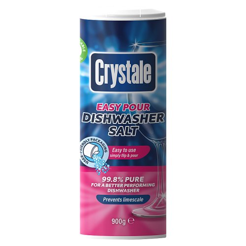 Crystale Easy Pour Dishwasher Salt 900g pack shot