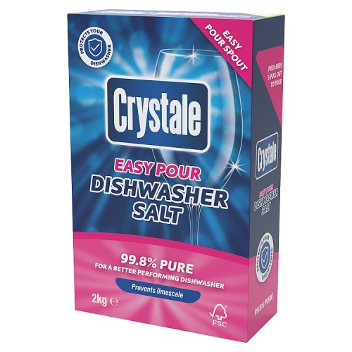 Crystale Dishwasher Salt 2kg pack shot