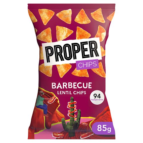 Proper Chips Barbecue 85g pack shot