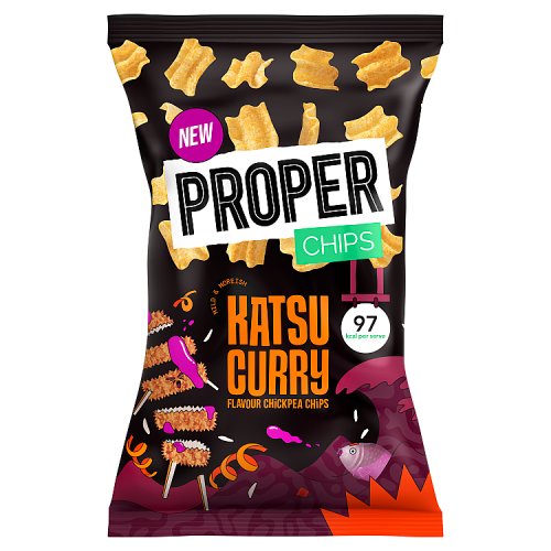 Proper Chickpea Chips Katsu 85g pack shot
