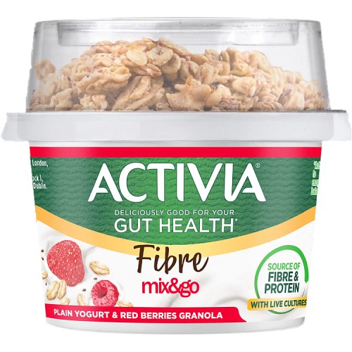 ACTIVIA RASPBERRY CHIA TOPPER pack shot