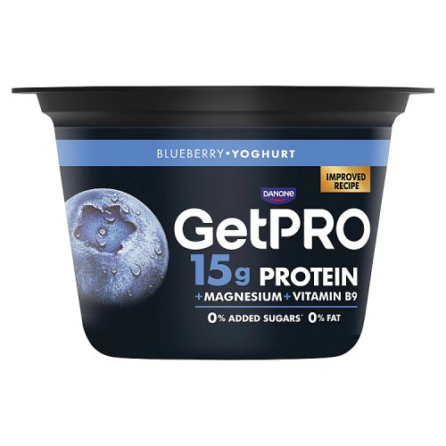 GETPRO BLUEBERRY HIGH PROTEIN YOGURT pack shot