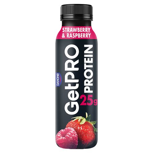 GETPRO STRAWBERRY HIGH PROTEIN YOGURT DRINK pack shot