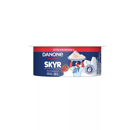 DANONE SYKR STRAWBERRY YOGURT pack shot