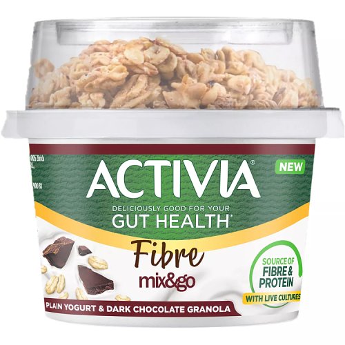 ACTIVIA REMIX DARK CHOCOLATE WITH SPOON pack shot