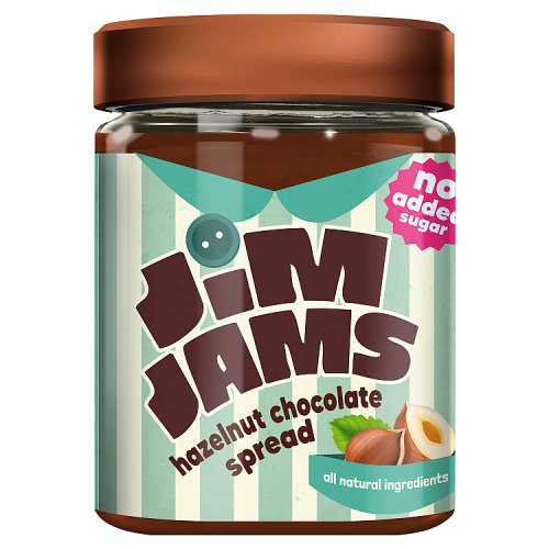 Jim Jams No Added Sugar Hazelnut Chocolate Spread 350g pack shot