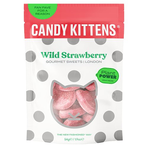 Candy Kittens Wild Strawberry 54g pack shot