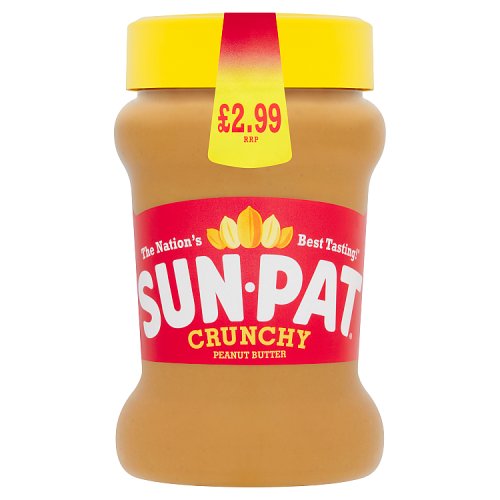Sun-Pat Crunchy Peanut Butter PM £2.99 300g pack shot