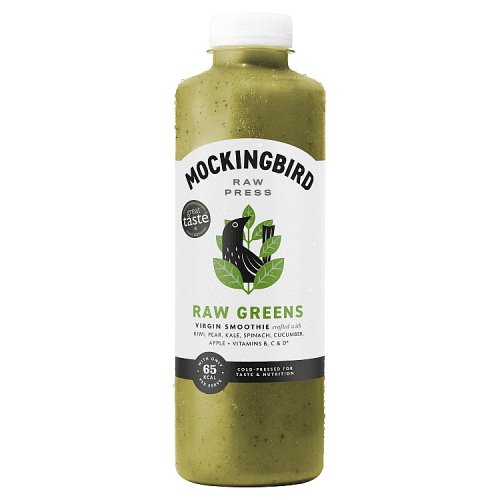 MOCKINGBIRD RAW GREENS SMOOTHIE pack shot