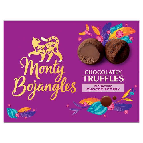 Monty Bojangles Choccy Scoffy Truffle Gift Box 135g pack shot