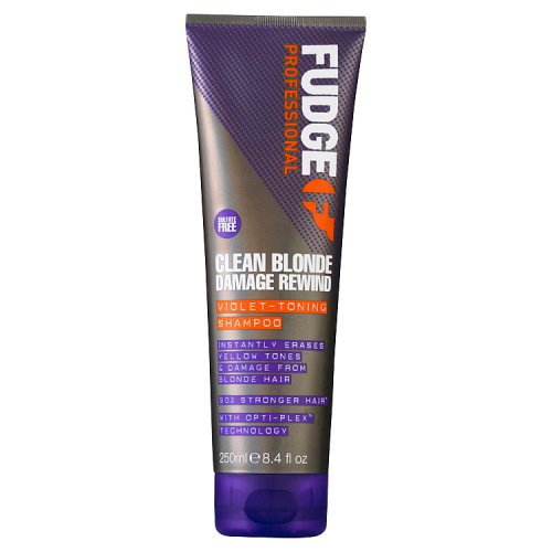 Fudge Professional Shampoo Clean Blonde Damage Rewind Violet-Toning 250ml pack shot