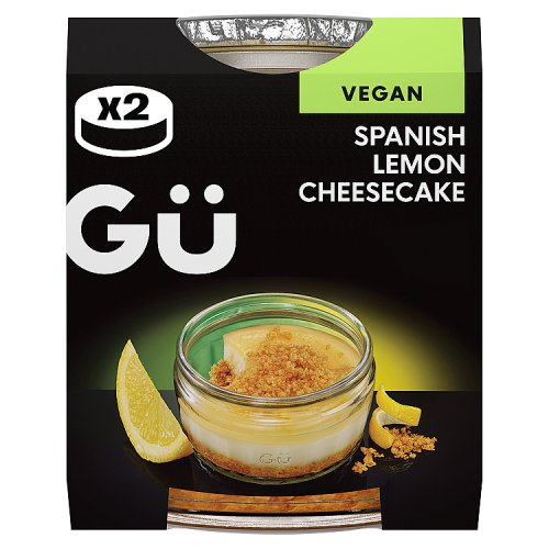 GU FREE FROM LEMON CHEESECAKES 2PK pack shot