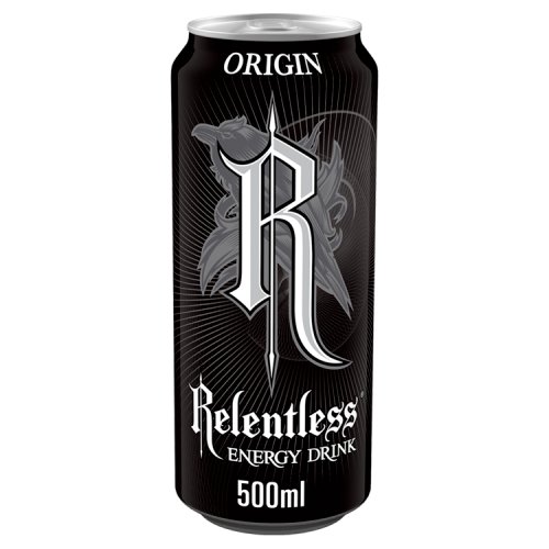 Relentless Energy Origin 500ml pack shot