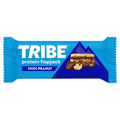 Tribe Protein Flapjack Chocolate Peanut 50g pack shot