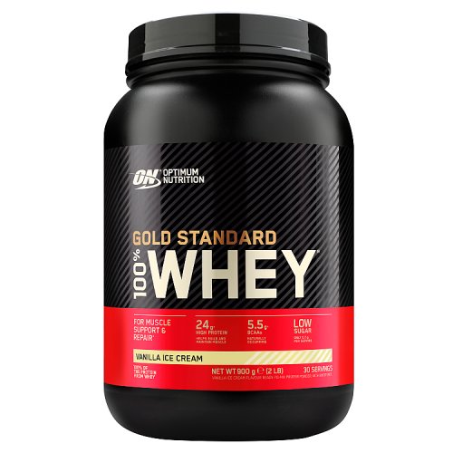 Optimum Nutrition 100% GSW Tub - Vanilla Ice Cream (900g) pack shot