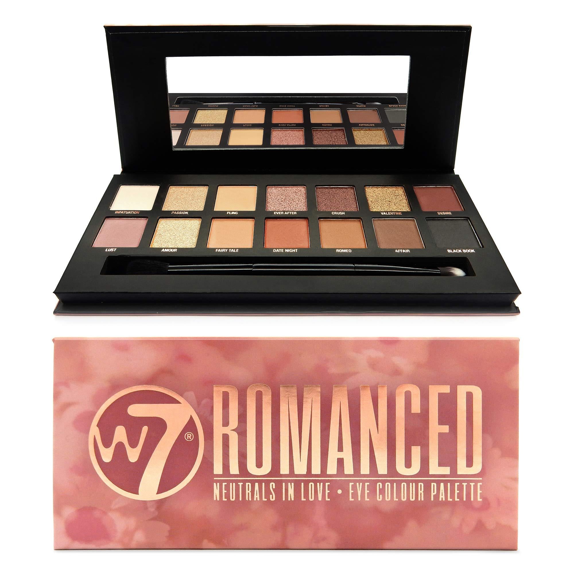 W7 Eye Shadow Palette Romanced pack shot