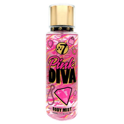 W7 Body Mist Pink Diva 250ml pack shot