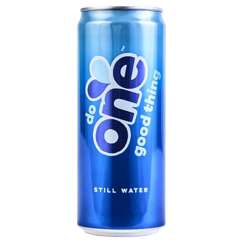 One Water Still Can 330ml pack shot