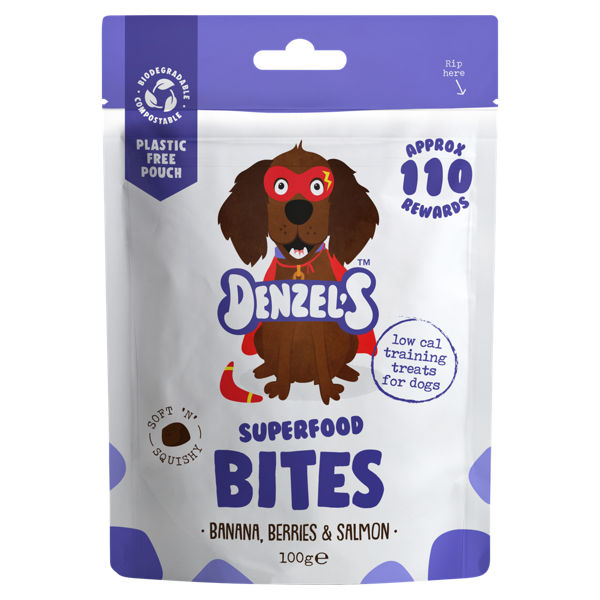 Denzels Superfood Bites 100g pack shot