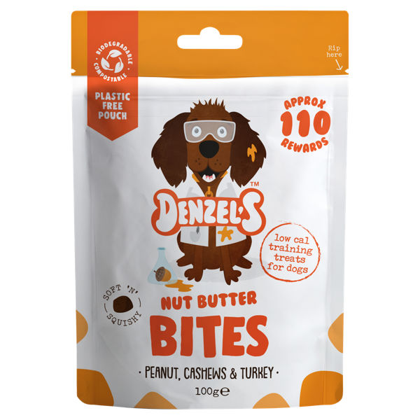 Denzels Nut Butter Bites 100g pack shot