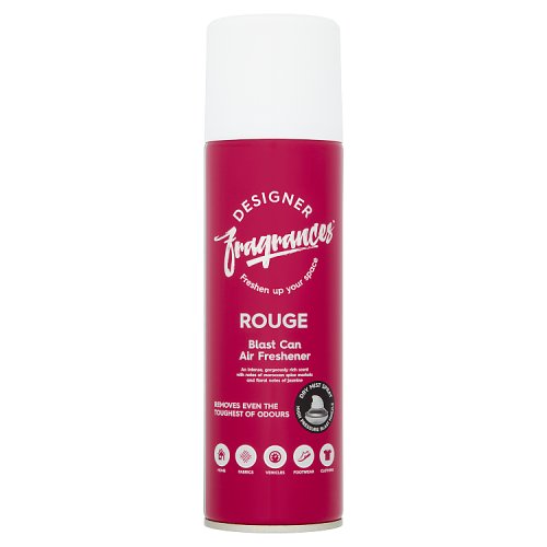 Designer Fragrances Blast Can Air Freshener Rouge 300ml pack shot