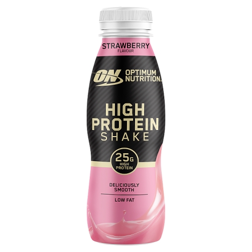 Optimum Nutrition High Protein Shake Strawberry 330ml pack shot