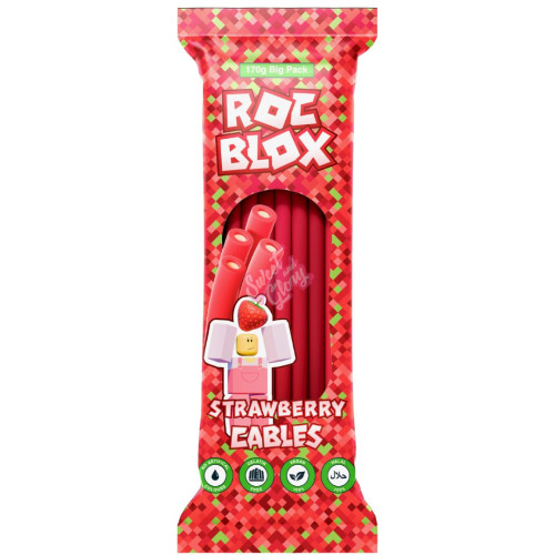 ROCBLOX Strawberry Cables 170g pack shot