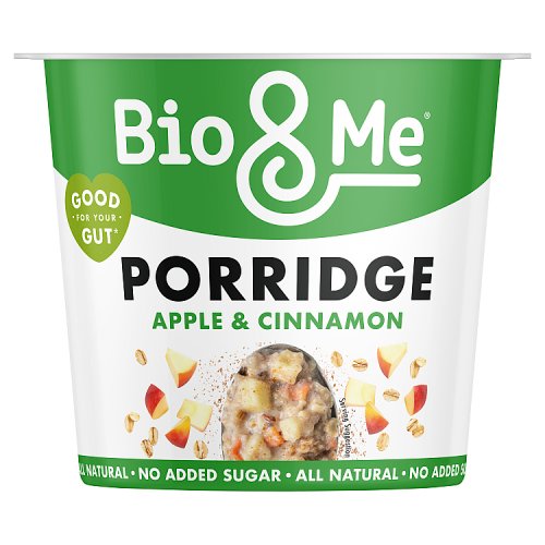 Bio & Me Apple & Cinnamon Porridge Pot pack shot