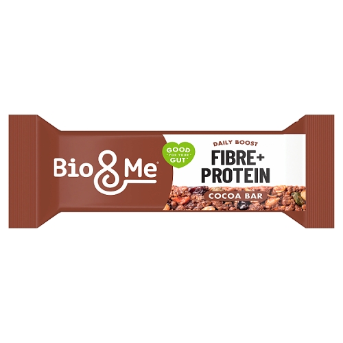 Bio & Me Cocoa Fibre & Protein Oat Bar 40g pack shot