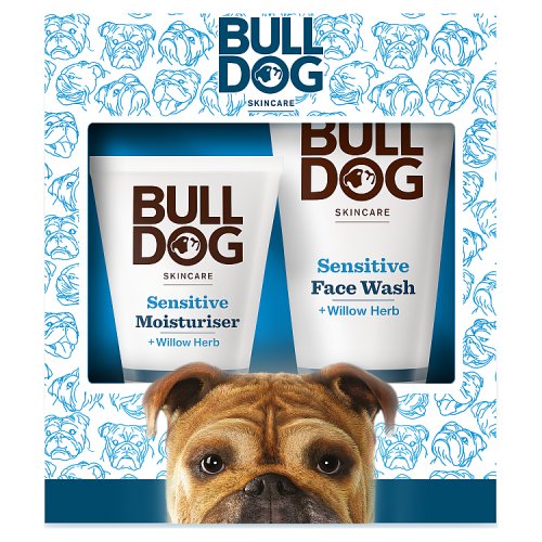 Bulldog Skincare Sensitive Duo Set 2pc (150ml Face Wash & 100ml Moisturiser) pack shot