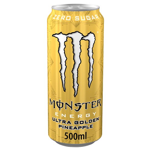 Monster Ultra Gold Zero 500ml pack shot