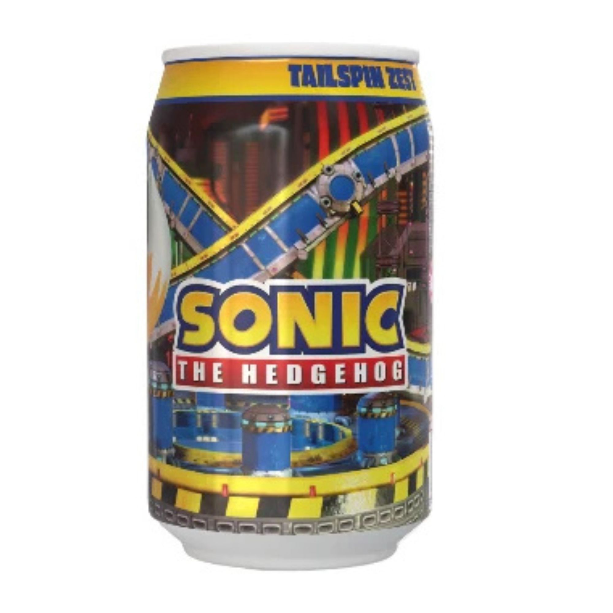 Kawaji Sonic The Hedgehog Tailspin Zest Orange  Soda 330ml pack shot