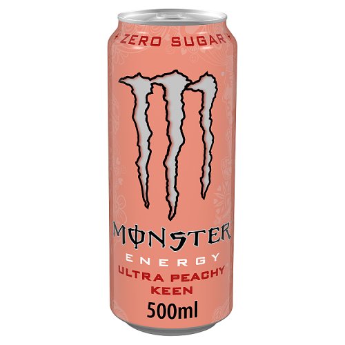 Monster Energy Zero Ultra Peachy Keen 500ml pack shot