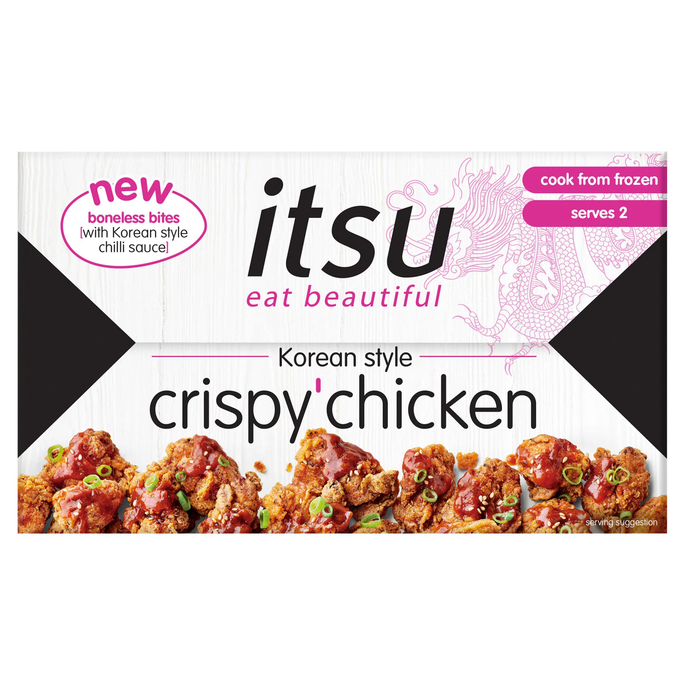Itsu Korean Crispy Style Chicken 340g pack shot