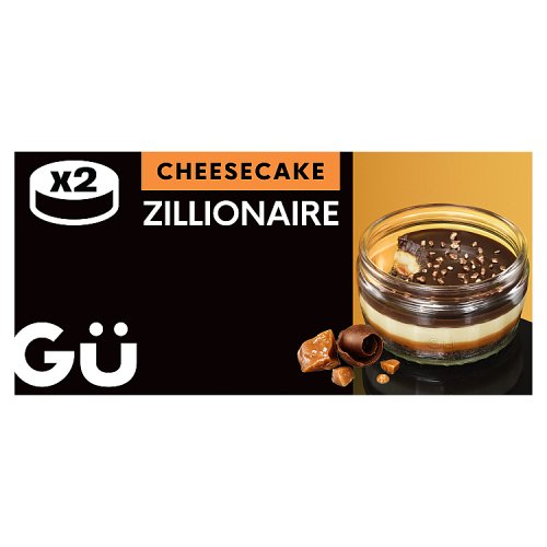 GU ZILLIONAIRE CHEESECAKE 2PK pack shot