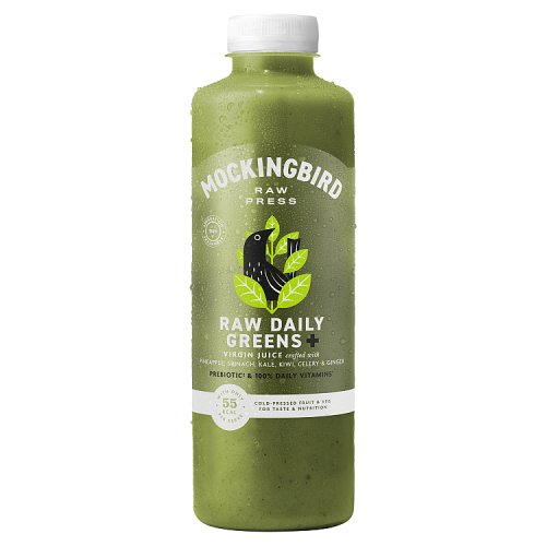 MOCKINGBIRD RAW DAILY GREENS JUICE pack shot