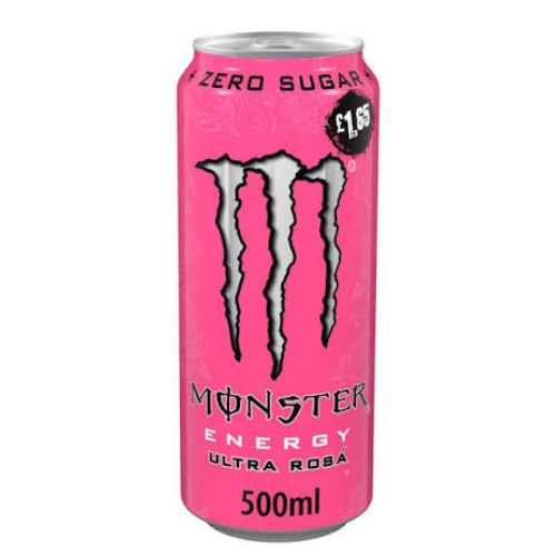 Monster Energy Ultra Rosa PM £1.65 500ml pack shot