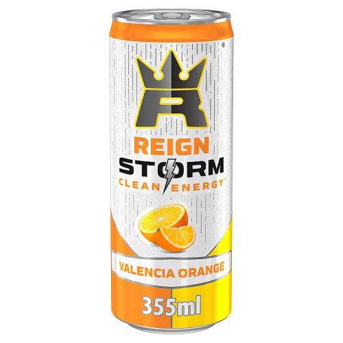 Reign Storm Valencia Orange 355ml pack shot
