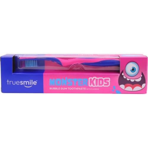 Truesmile Kids Toothpaste & Toothbrush Bubblegum 75ml pack shot