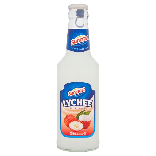 Suncrest Lychee Juice Drink 250ml pack shot