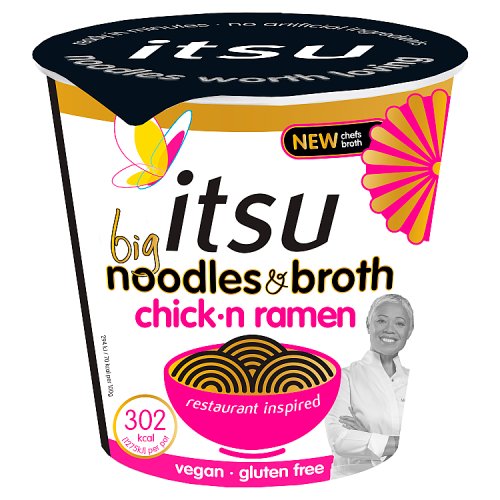 Itsu Chicken Ramen Noodles Big Pot 93g pack shot