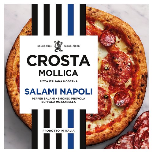 Crosta & Mollica Pizza Salami Napoli 413g pack shot