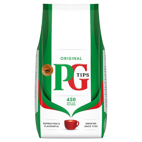 Pg Tips Tea Bags 450's pack shot