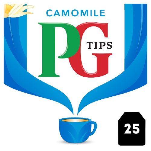 Pg Tips Tea Bags Envelopes Camomile 25's pack shot
